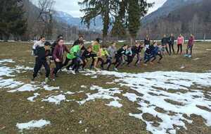 Championnats Bi-Départemental cross à Aix les Bains 12/01/25