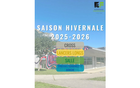 Calendriers saison hivernale 2025 - 2026 !